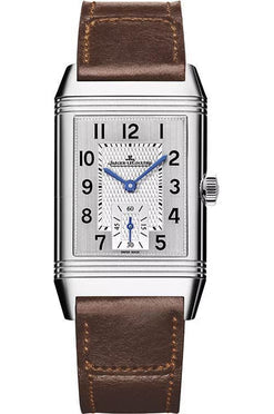 jaeger-lecoultre reverso classic monoface small seconds stainless steel men's watch