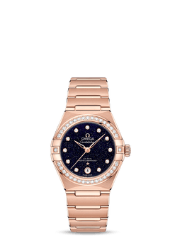 omega constellation co-axial master chronometer sedna? gold & diamonds lady?s watch