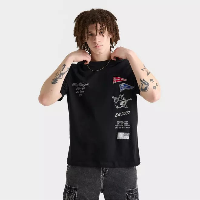 Men's True Religion Collegiate Logo Heavyweight T-Shirt