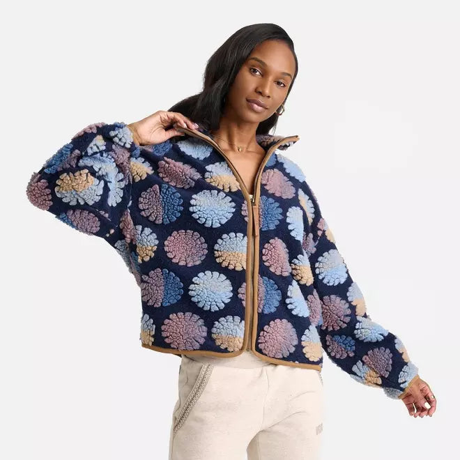 Women's UGG UGGfluff Marlene Sun All-over Print Jacket