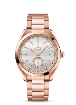 omega seamaster aqua terra co-axial master chronometer 18k sedna? gold men's watch_2