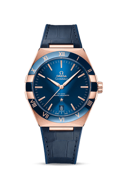 omega constellation co-axial master chronometer sedna? gold men?s watch_2