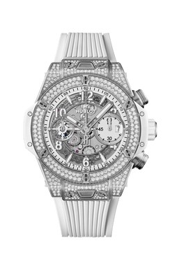 hublot unico big bang titanium & diamonds men's watch