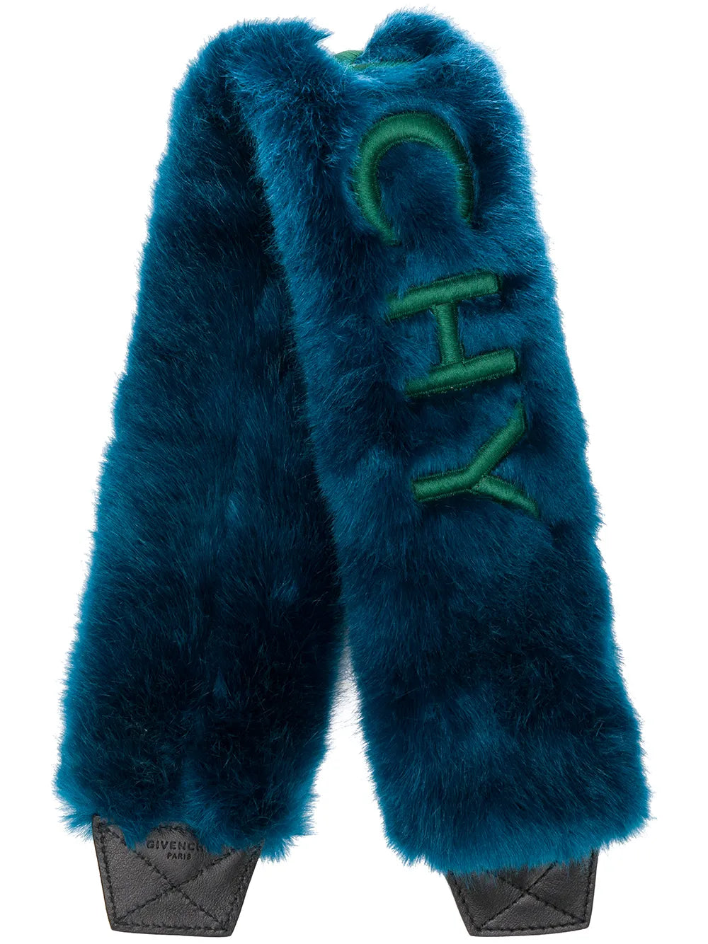 Givenchy logo fur stole strap cover