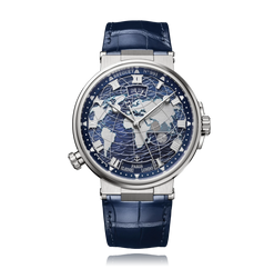 breguet marine hora mundi 18k white gold men's watch