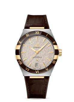 omega constellation co-axial master chronometer stainless steel & yellow gold men?s watch_1