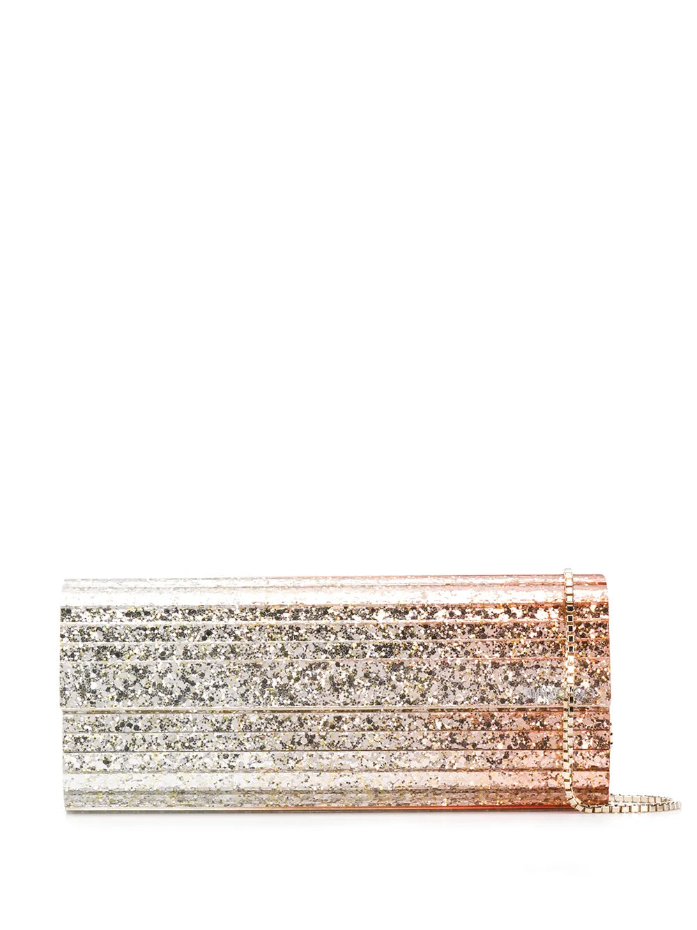 Jimmy Choo Sweetie glitter clutch