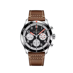 breitling classic avi chronograph 42 mm mosquito stainless steel & ceramic men's watch