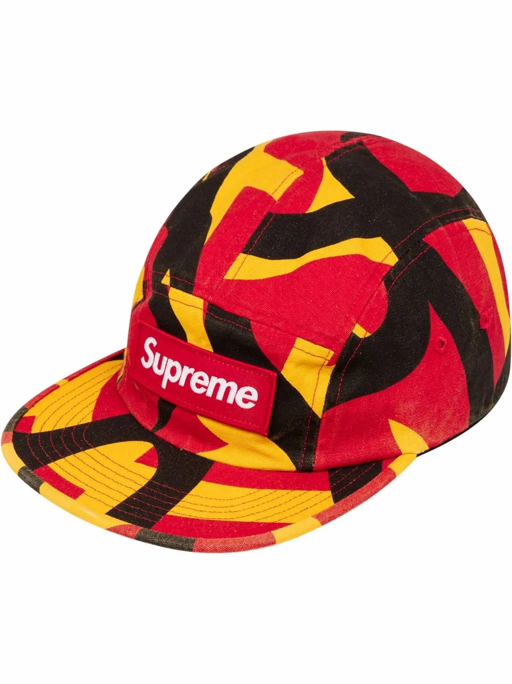 Supreme Military print camp cap