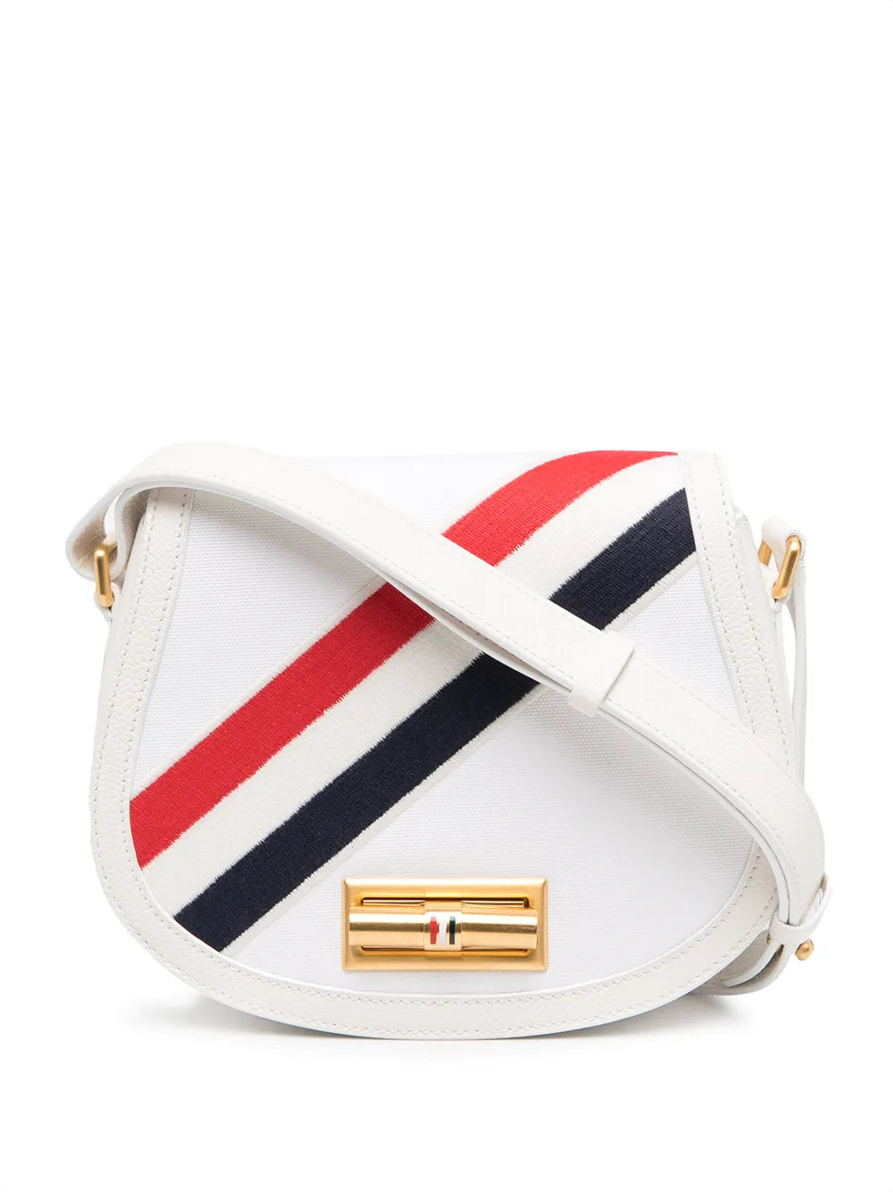 Thom Browne small shoulder saddle bag
