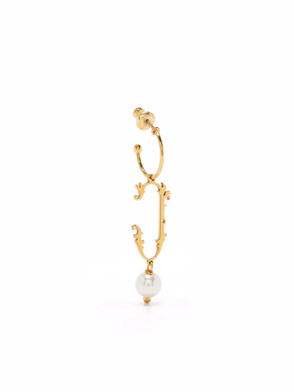 Simone Rocha J initial pendant single earring