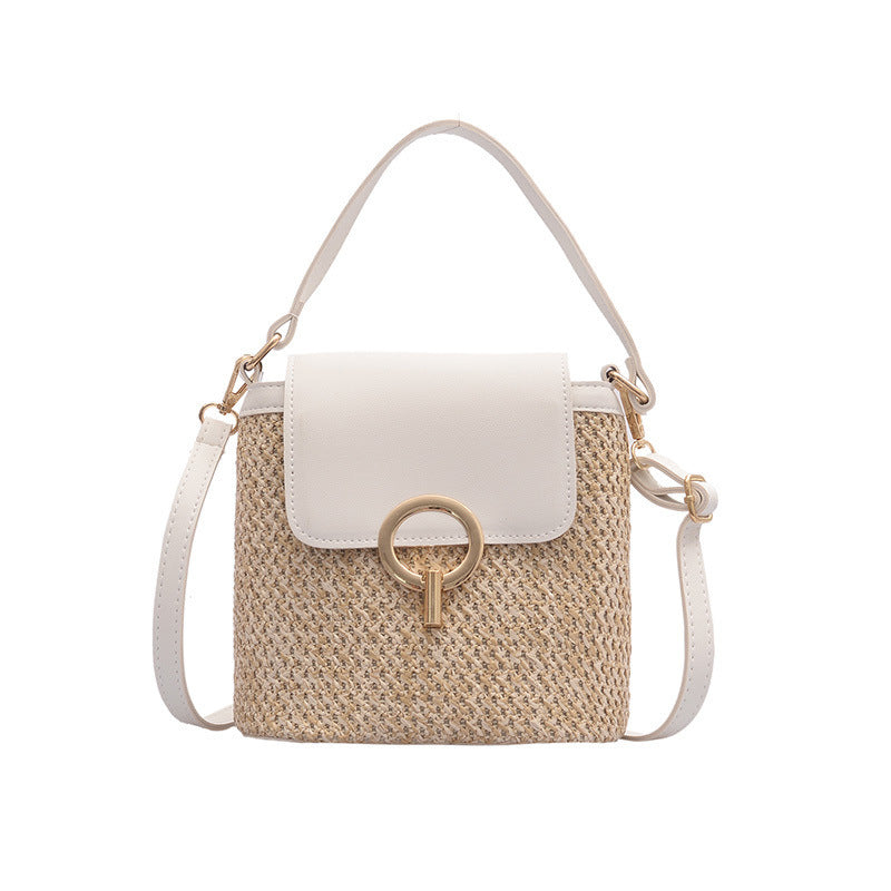 Women’s Hand-Knitted Straw Bag – Fashion Summer Handbag
