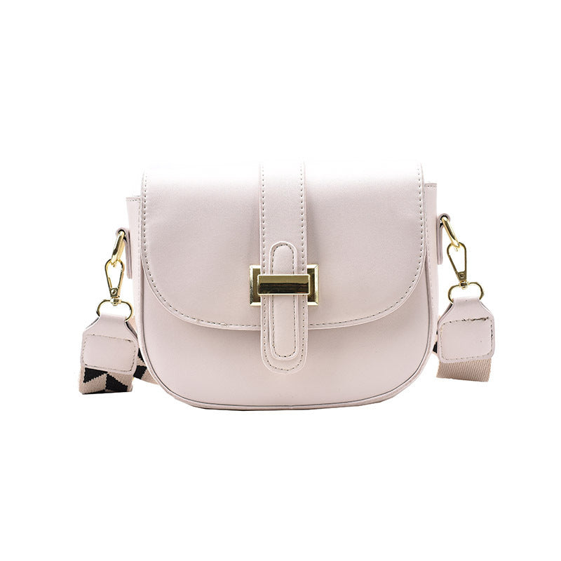Classic Fashion Saddle Bag | Simple Design Versatile Shoulder Purse