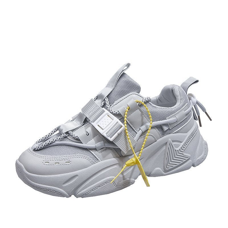 Women's Shoes, Sports And Leisure, Thick-soled Sponge Cake, Color Matching Buckle, Old Shoes, Women