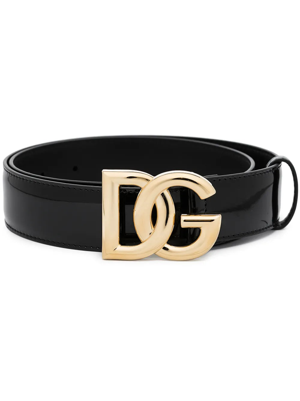 Dolce & Gabbana DG logo leather belt