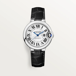 cartier ballon bleu 33 mm stainless steel lady's watch