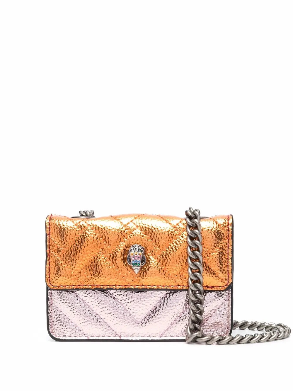 Kurt Geiger London Kensington metallic wallet on chain