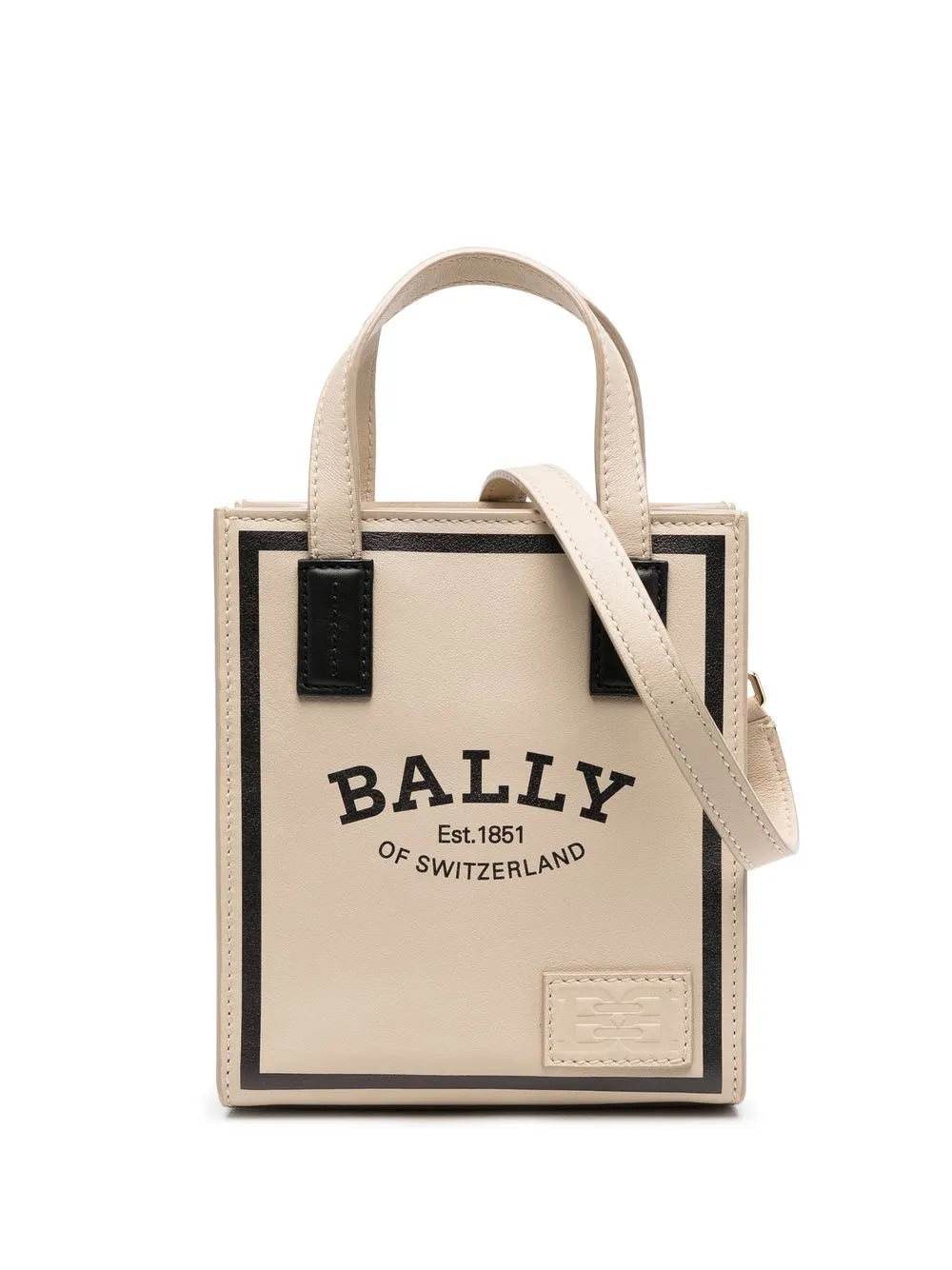 Bally Crystalia logo print tote bag