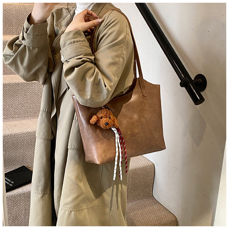 Women’s Retro Commuter Shoulder Bag – Fashion Handbag