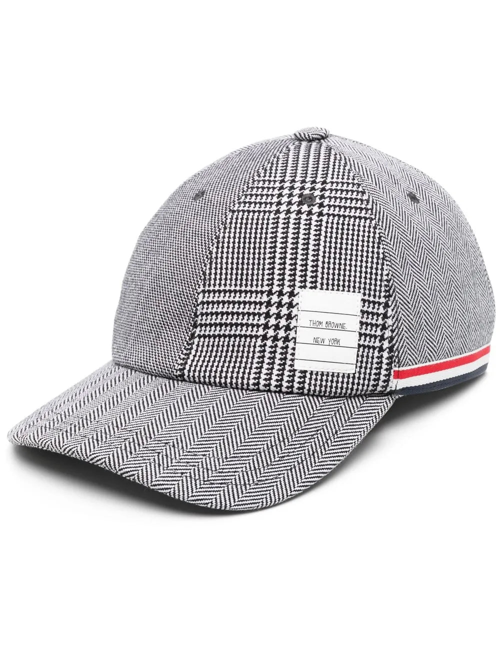Thom Browne multi print wool baseball cap