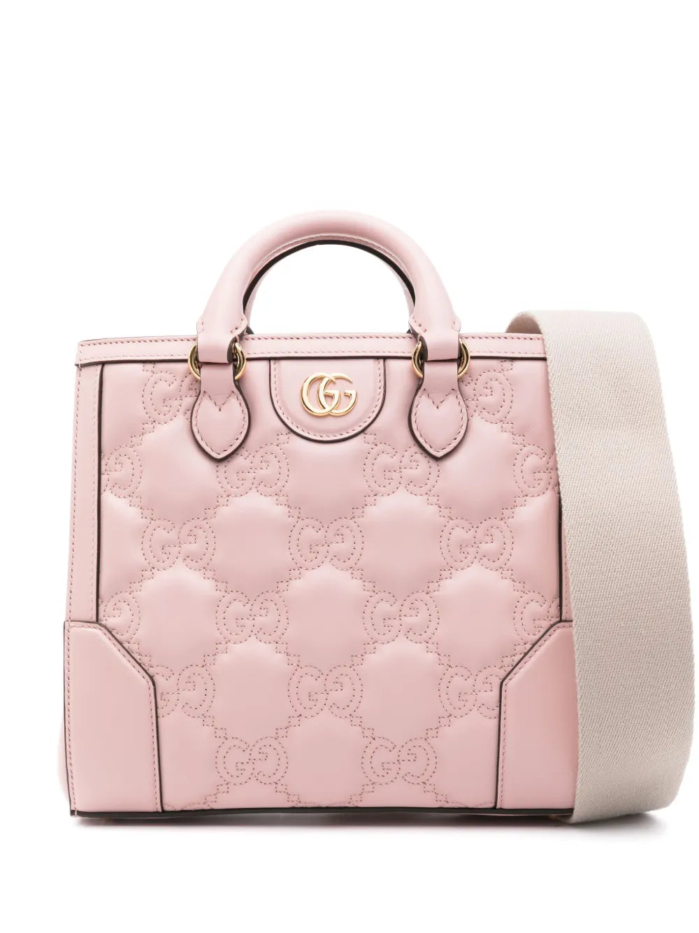 Gucci small GG matelassé top handle bag