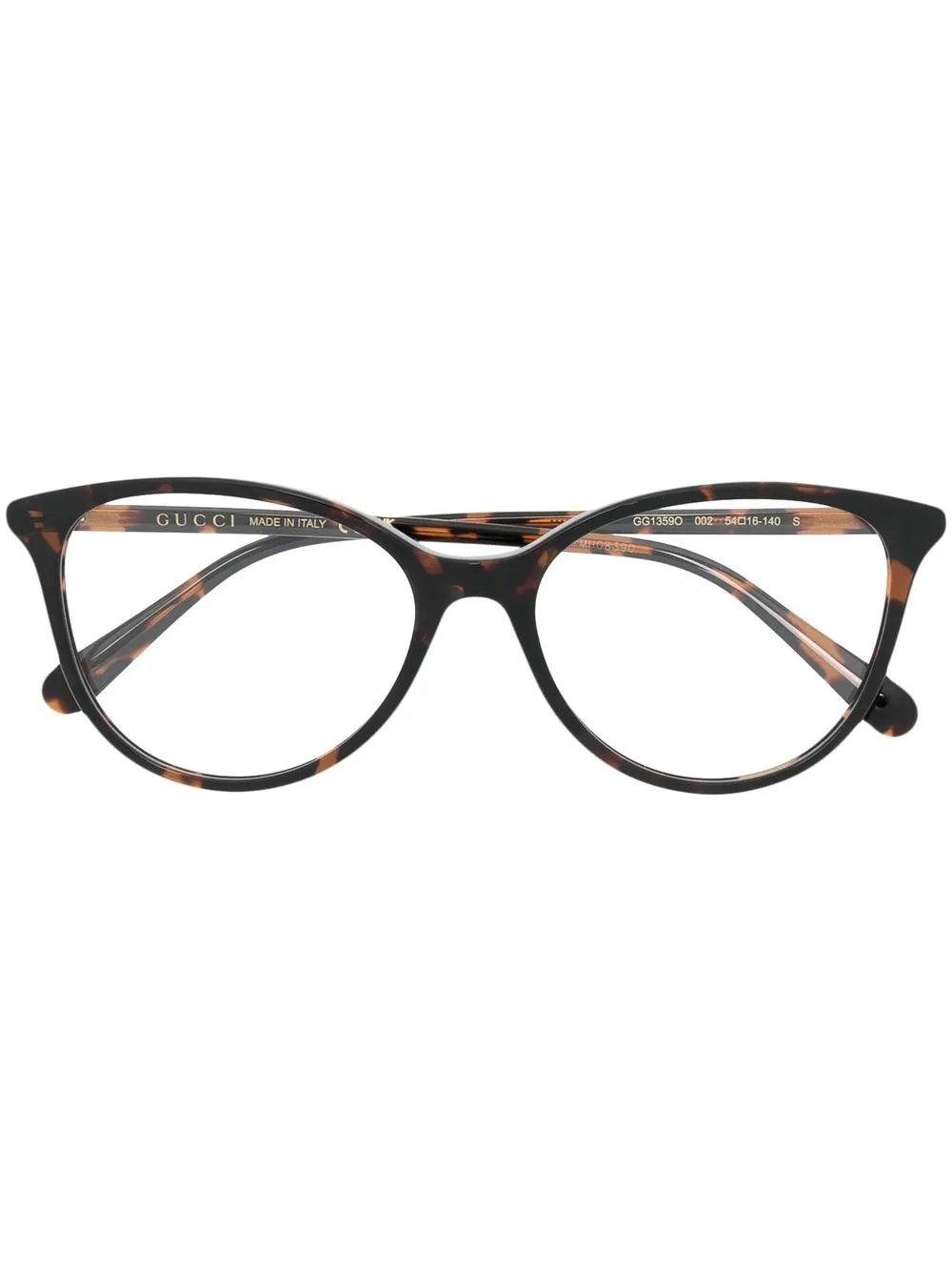 Gucci Eyewear tortoiseshell round frame glasses