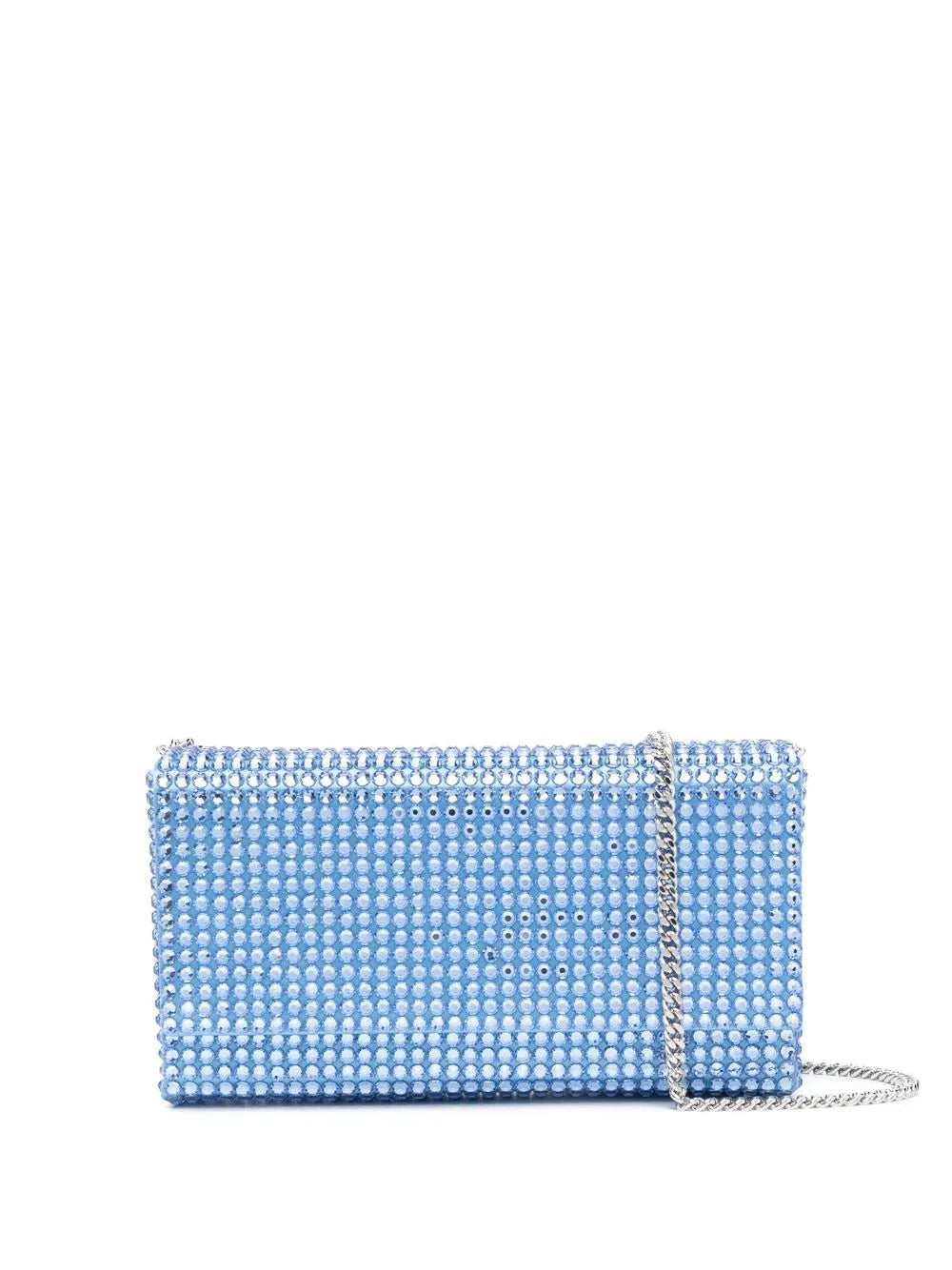 Amina Muaddi Superamina Paloma crystal embellished clutch bag