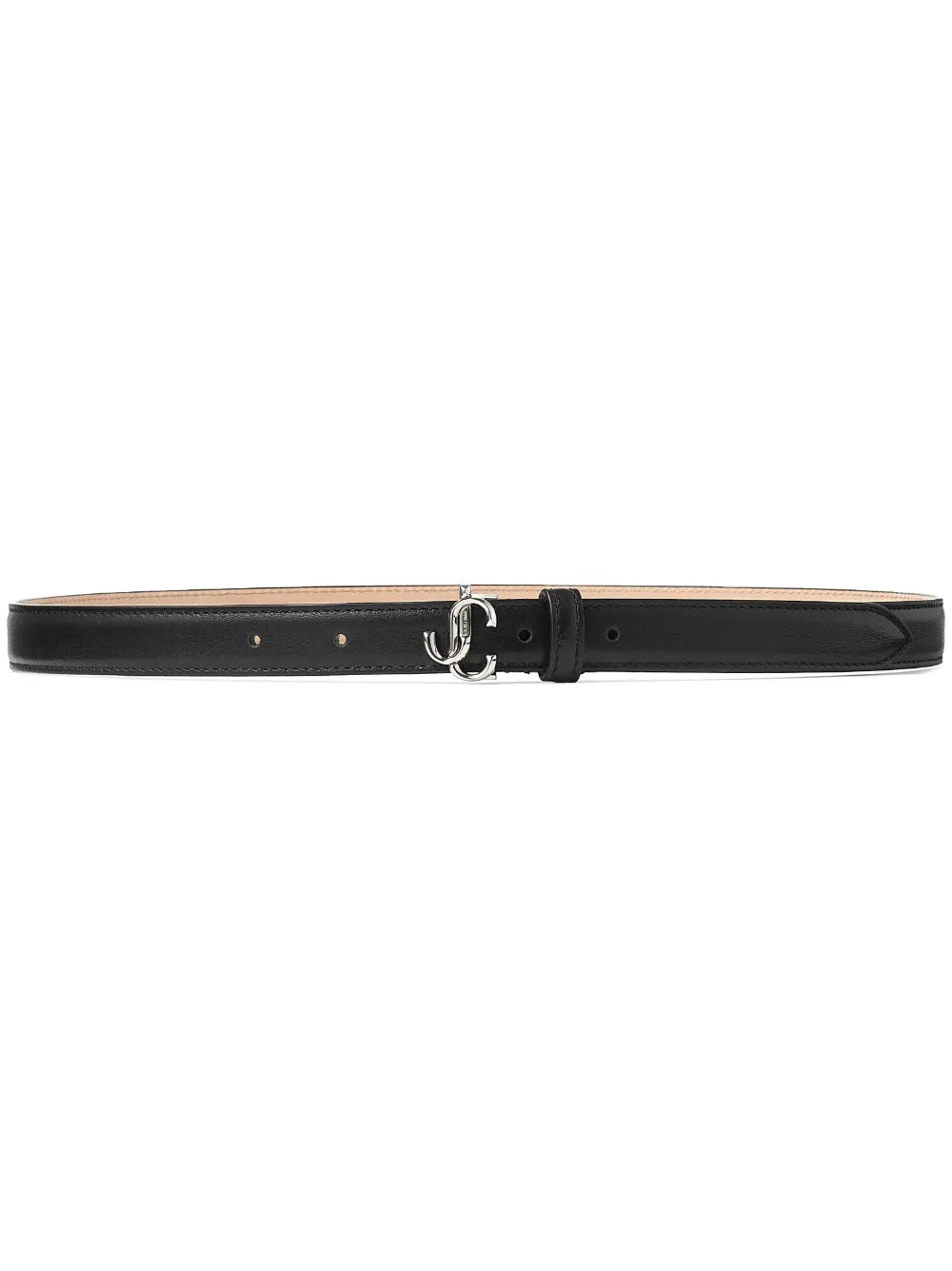 Jimmy Choo Helina logo buckle leather belt
