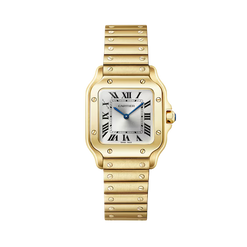 cartier santos de cartier 18k yellow gold unisex watch