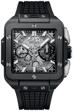 hublot big bang unico chronograph black ceramic man's watch