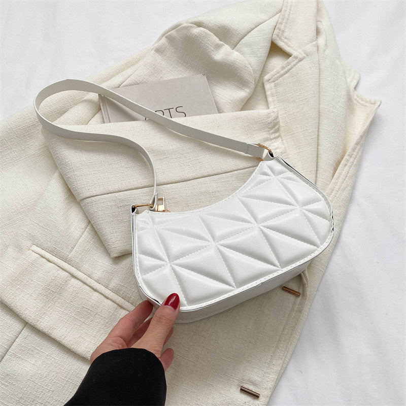 Retro Casual Portable Shoulder Bag Fashion Underarm Bag Women