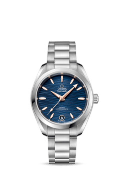 omega seamaster aqua terra co-axial master chronometer stainless steel lady's watch_1