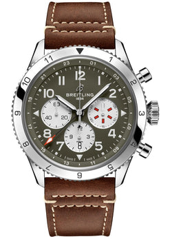 breitling super avi chronograph stainless steel men's watch_1