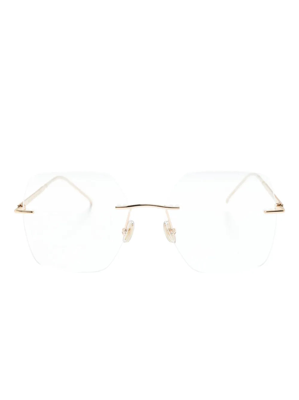 Jimmy Choo Eyewear rimless square frame glasses