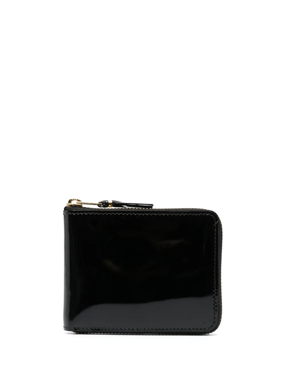 Comme Des Garçons Wallet patent leather zipped wallet