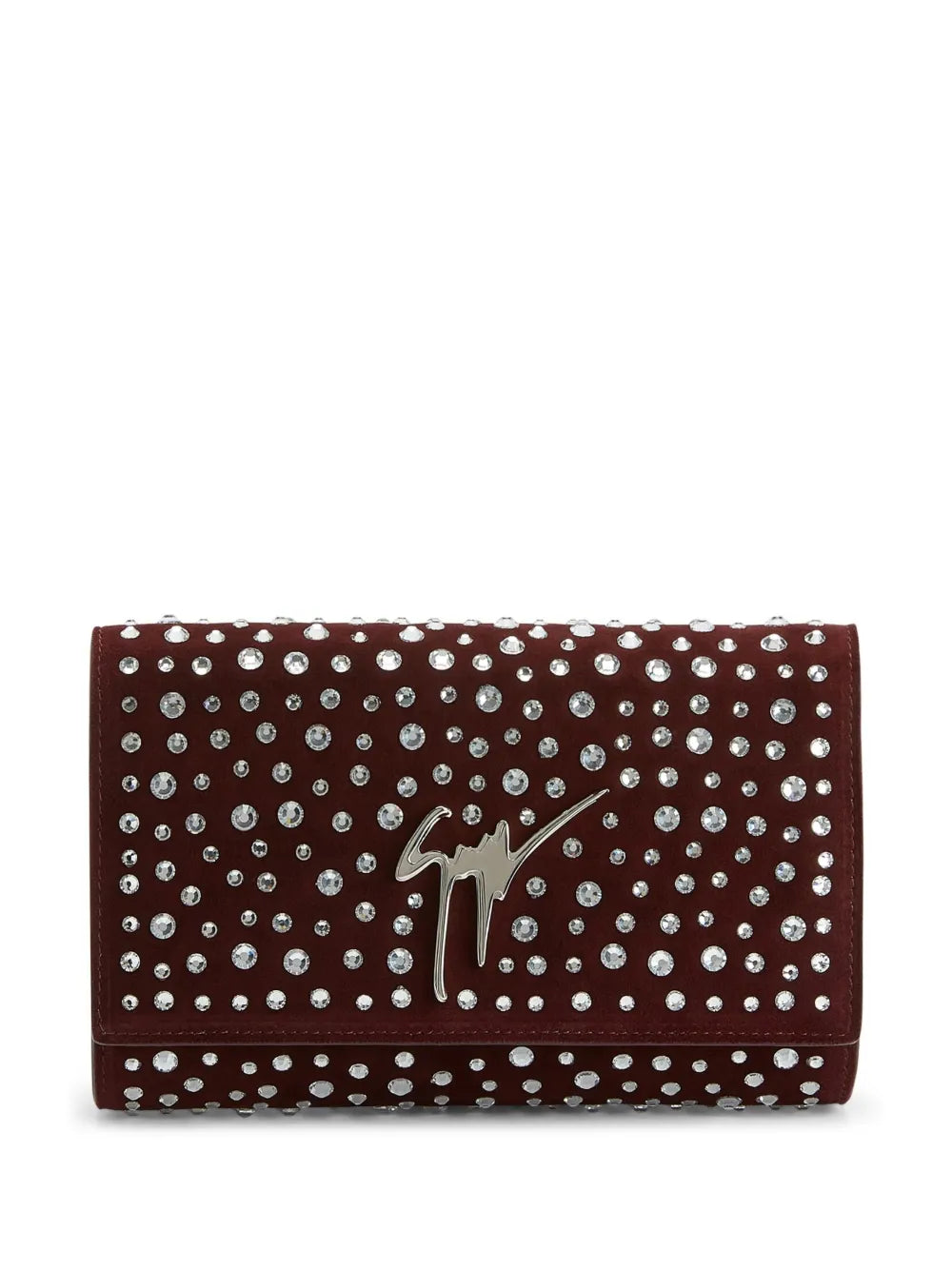 Giuseppe Zanotti Cleopatra crystal embellished clutch bag