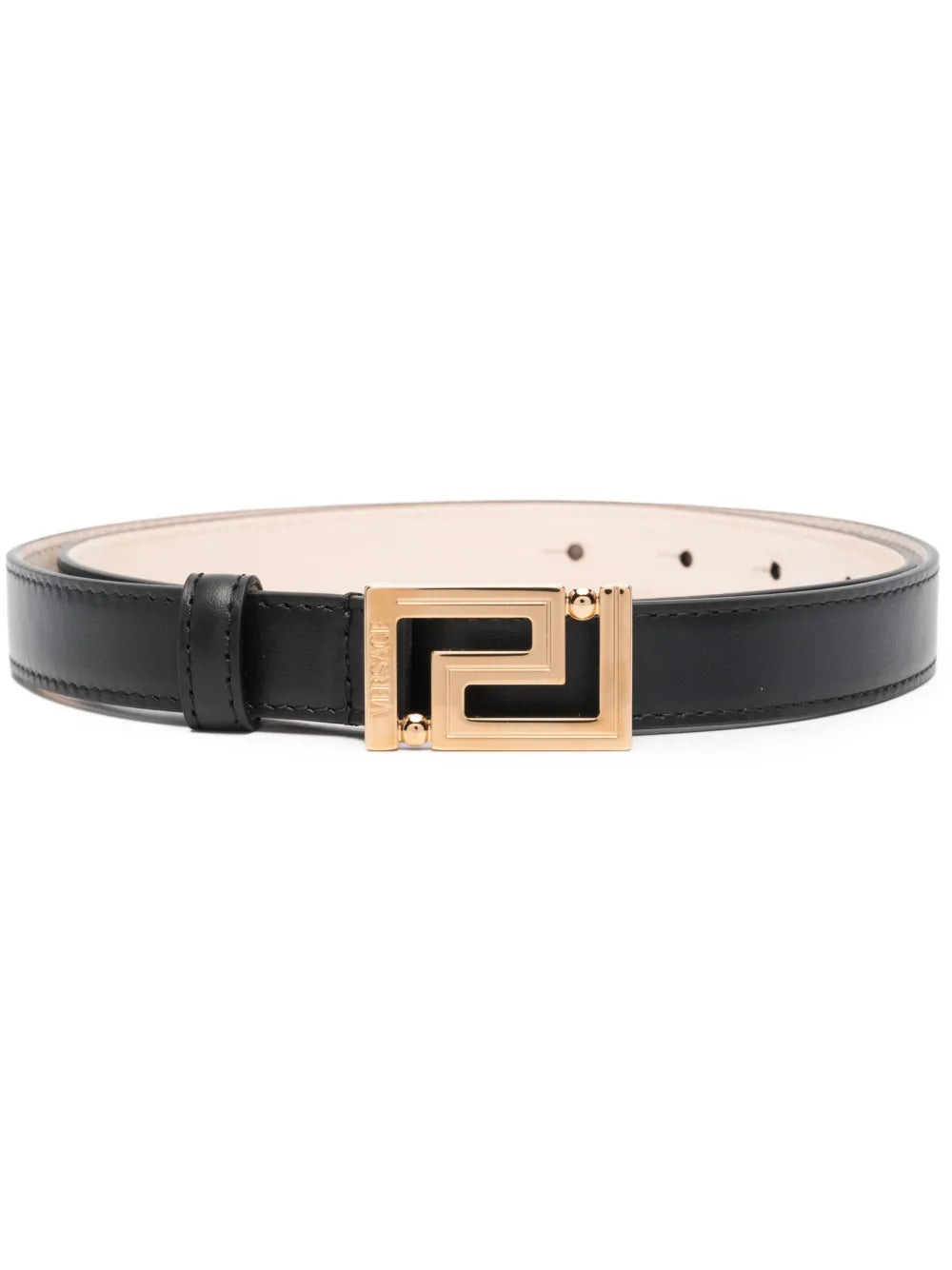 Versace Greca Goddess leather belt