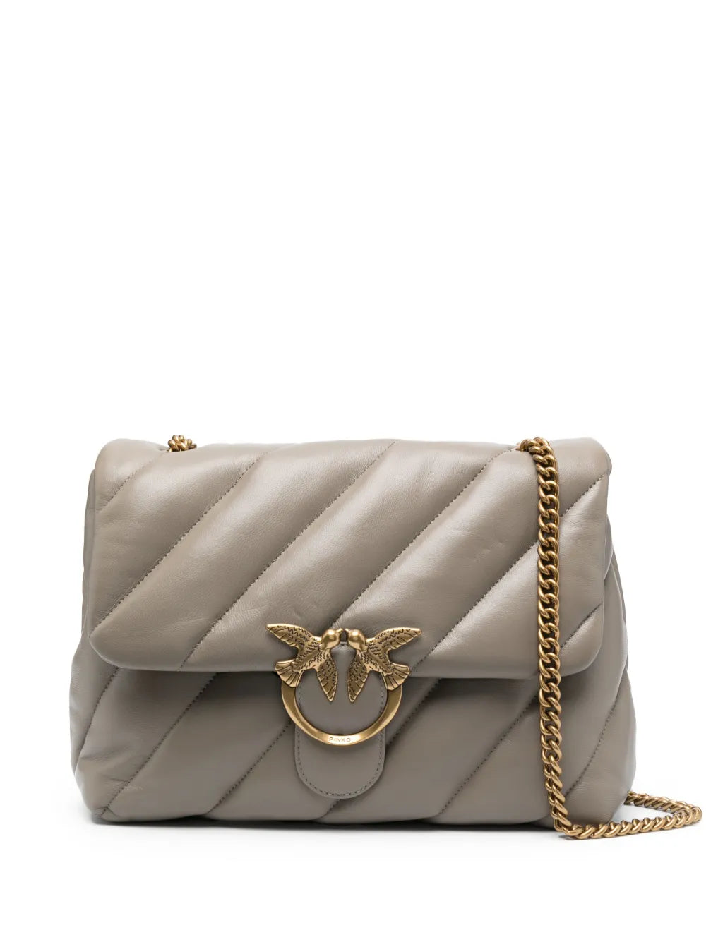 PINKO Love Big Puff leather shoulder bag