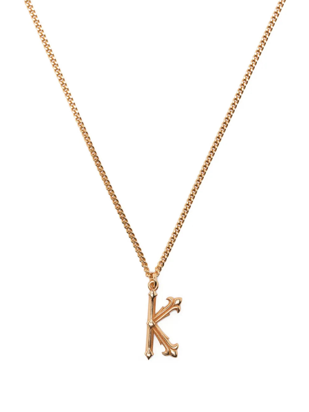 Emanuele Bicocchi K letter pendant necklace