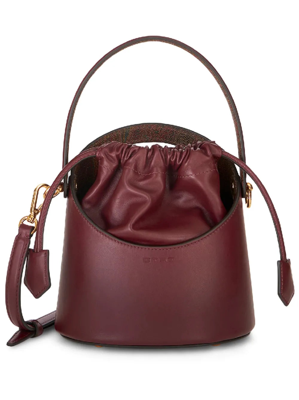 ETRO mini Saturno leather bucket bag