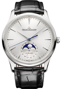 jaeger-lecoultre master ultra thin moon stainless steel men's watch
