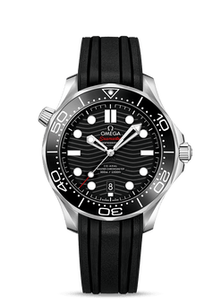 omega seamaster diver co-axial chronometer stainless steel men's watch_1