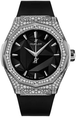 hublot classic fusion orlinski titanium & diamonds unisex watch_1