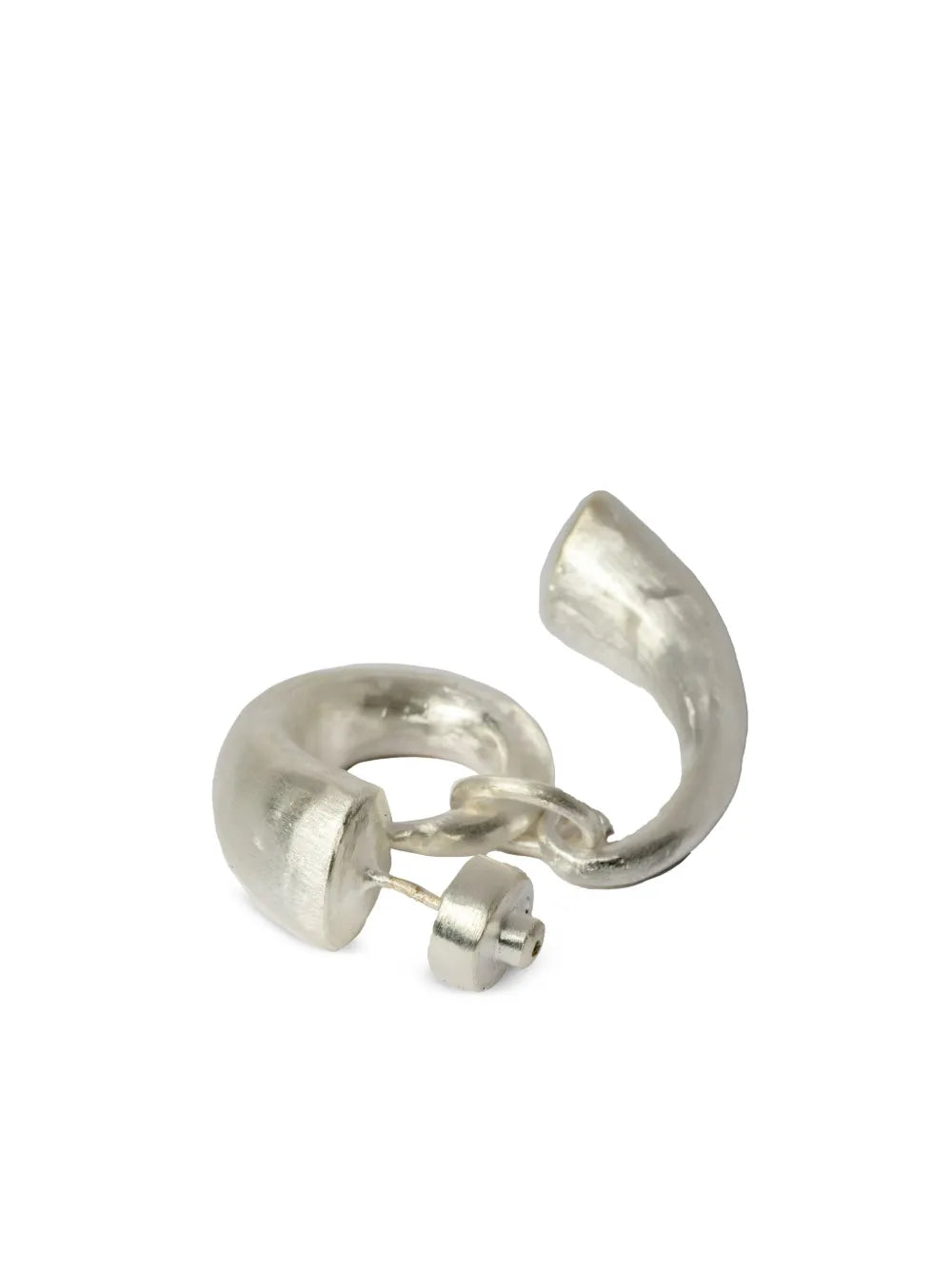 Parts of Four Horn Pendant sterling silver earring