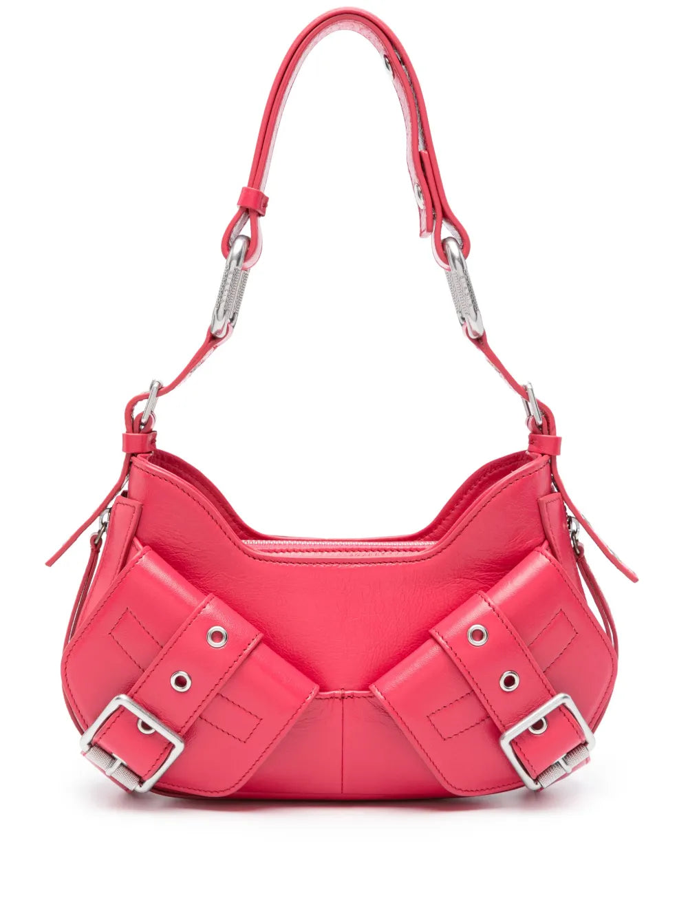 BIASIA Y2K leather shoulder bag