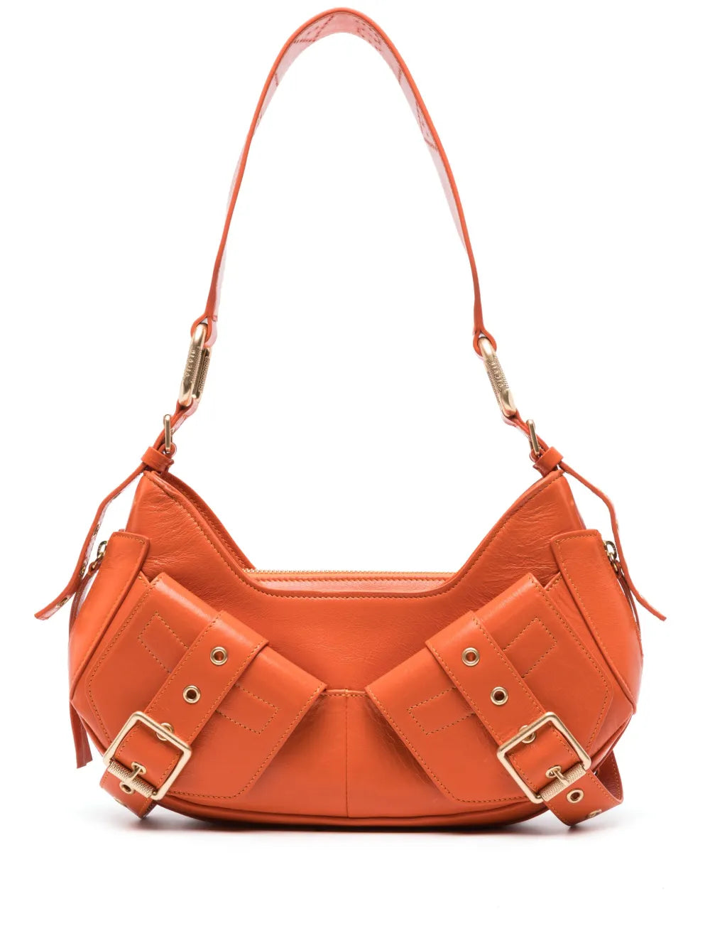 BIASIA Y2K leather shoulder bag