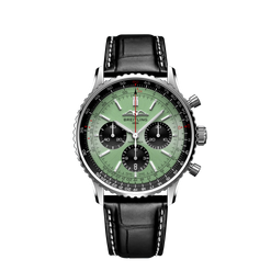 breitling navitimer b01 chronograph 43 stainless steel men's watch_2