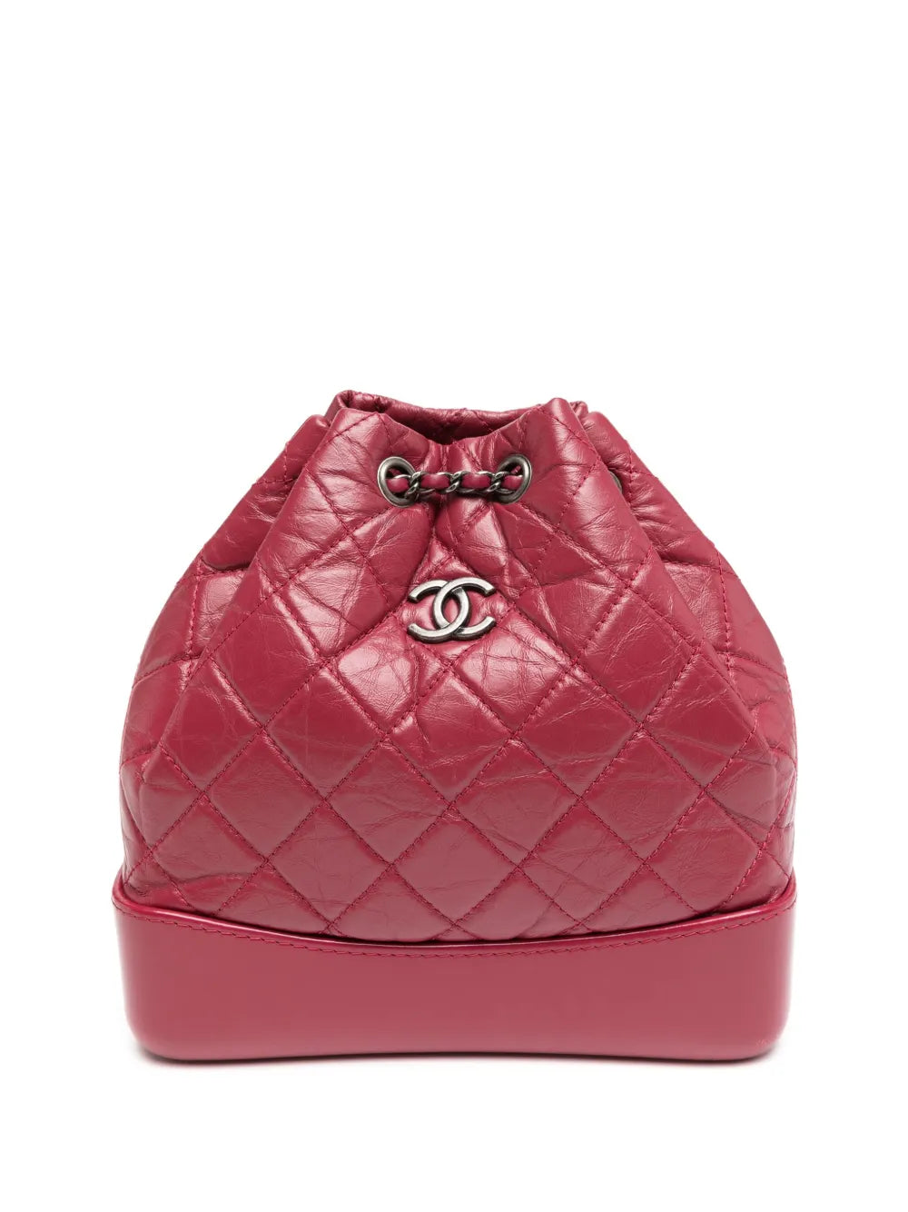 CHANEL Gabrielle diamond quilted backpack