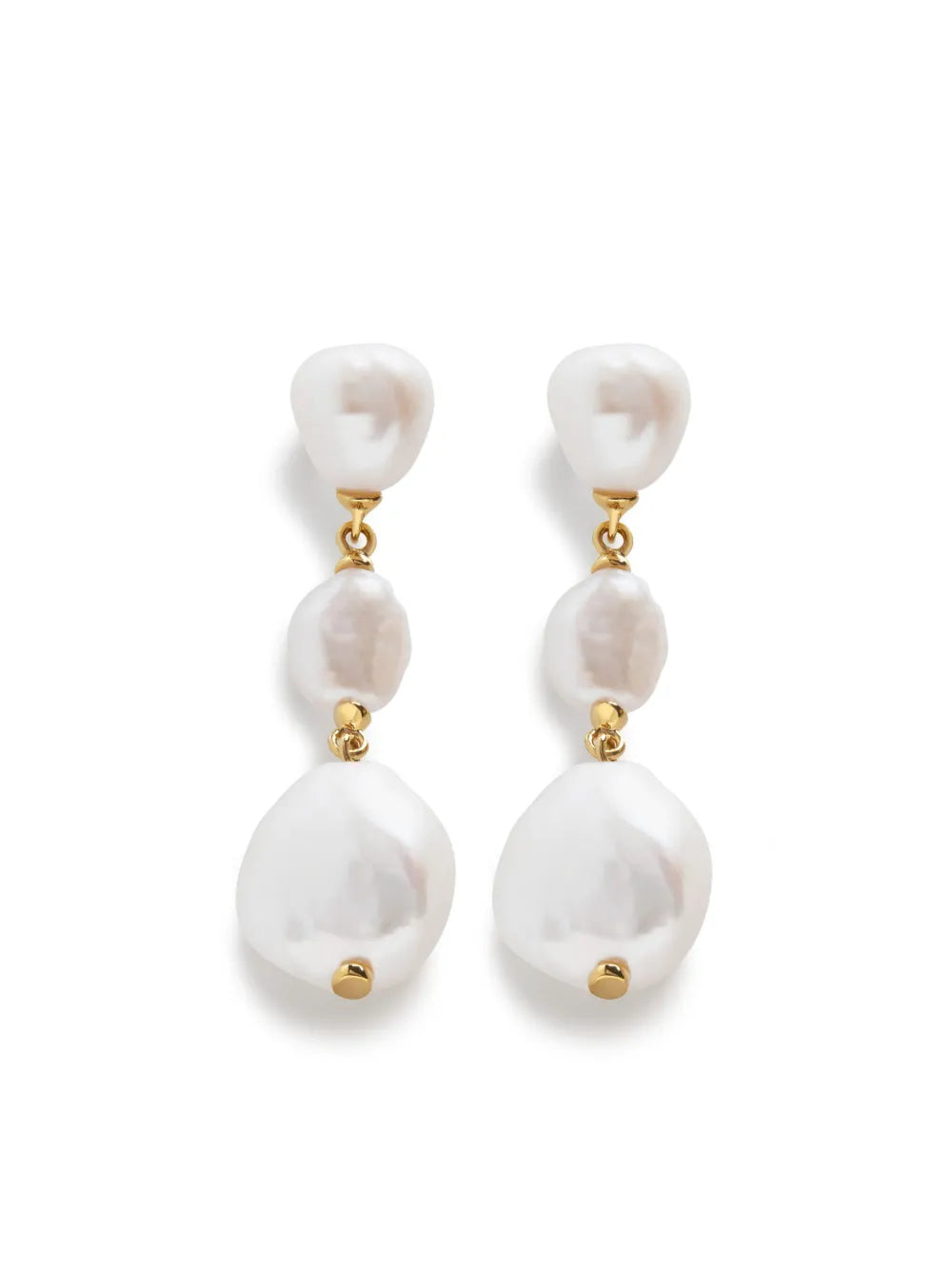 Monica Vinader Nura Reef pearl drop earrings