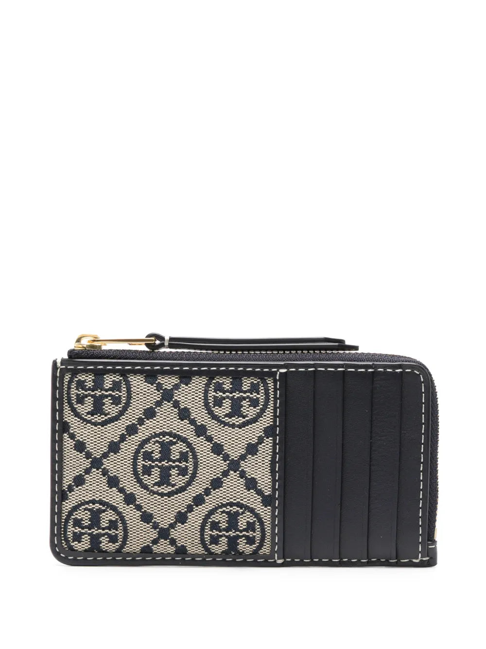 Tory Burch T Monogram zip card holder